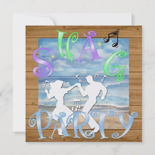 Shag - Uitnodiging voor dansfeest (Voorkant)