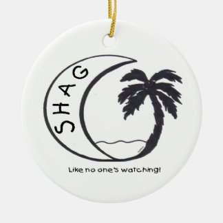 SHAG (Zoals niemand kijkt!) Keramisch Ornament