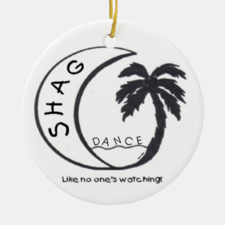 Shag Zoals niemand kijkt. Keramisch Ornament