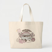 Shagadelic 70's Retro Hippy Van Grote Tote Bag (Voorkant)