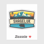 Shageluk, Alaska Sticker (Vel)