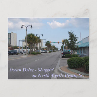 Shaggin on Ocean Drive Briefkaart