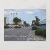 Shaggin on Ocean Drive Briefkaart (Voorkant)