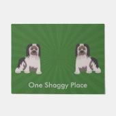Shaggy Dog Custom Deurmat (Voorkant)