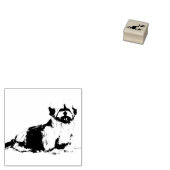 Shaggy Dog Stamp Rubberstempel (Gestempeld)