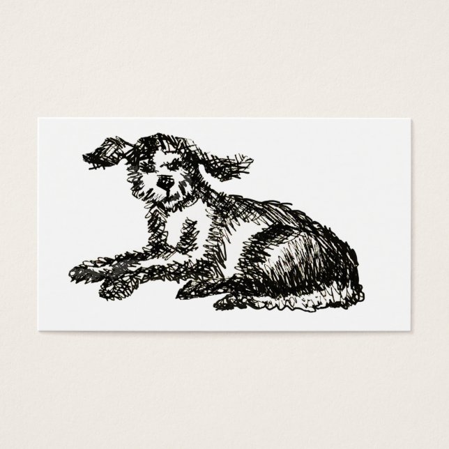 Shaggy dog visitekaartje (Voorkant)