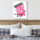 Shaggy en Scooby-Doo bemoeien Kinder Punk schets Canvas Afdruk (Insitu (Slaapkamer))