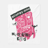 Shaggy en Scooby-Doo bemoeien Kinder Punk schets Fleece Deken (Voorkant)