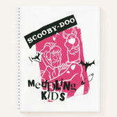 Shaggy en Scooby-Doo bemoeien Kinder Punk schets Notitieboek (Voorkant)