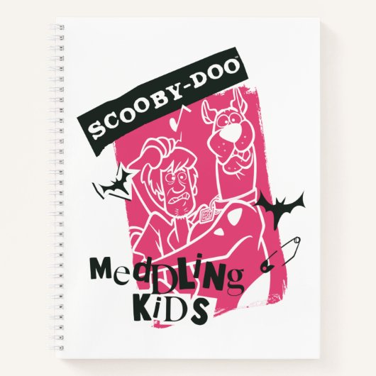 Shaggy en Scooby-Doo bemoeien Kinder Punk schets Notitieboek (Voorkant)