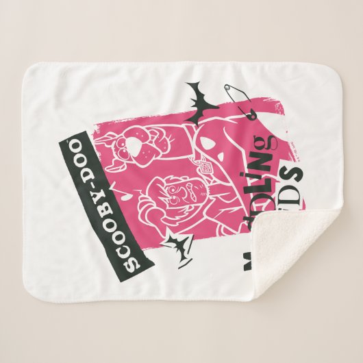 Shaggy en Scooby-Doo bemoeien Kinder Punk schets Sherpa Deken (Voorkant (horizontaal))