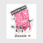 Shaggy en Scooby-Doo bemoeien Kinder Punk schets Sticker (Vel)