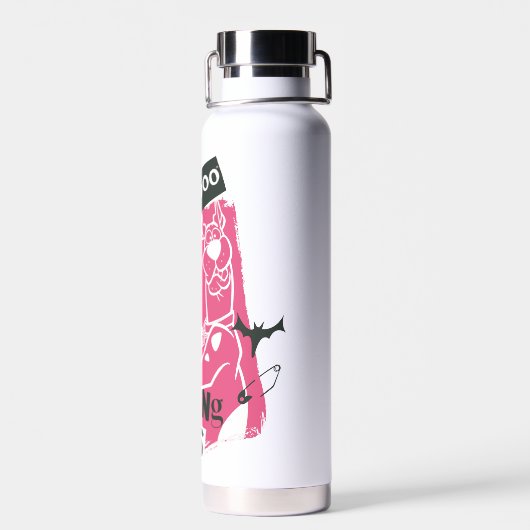 Shaggy en Scooby-Doo bemoeien Kinder Punk schets Waterfles (Achterkant)