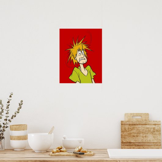 Shaggy Frighoned Poster (Keuken)