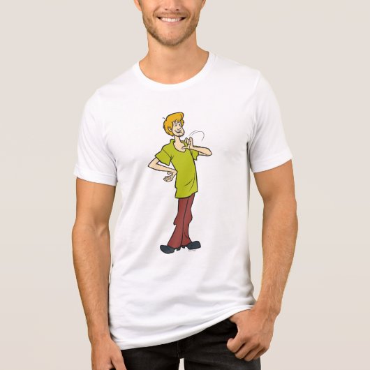 Shaggy Gesturing Tri-Blend Shirt (Voorkant)