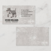 Shaggy Gray Dog Visitekaartje (Voorkant / Achterkant)