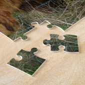 Shaggy Highland Cow Puzzle Legpuzzel (Zijkant)