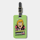 Shaggy "like Groovy Man" Grafisch Bagagelabel (Voorkant verticaal)