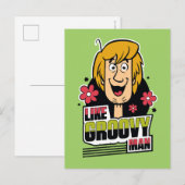 Shaggy "like Groovy Man" Grafisch Briefkaart (Voorkant / Achterkant)