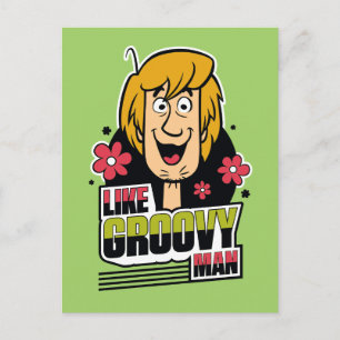 Shaggy "like Groovy Man" Grafisch Briefkaart