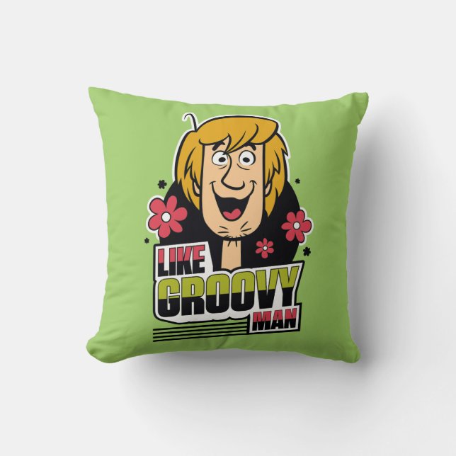 Shaggy "like Groovy Man" Grafisch Kussen (Voorkant)