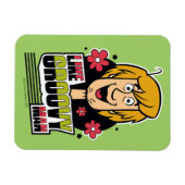 Shaggy "like Groovy Man" Grafisch Magneet (Horizontaal)