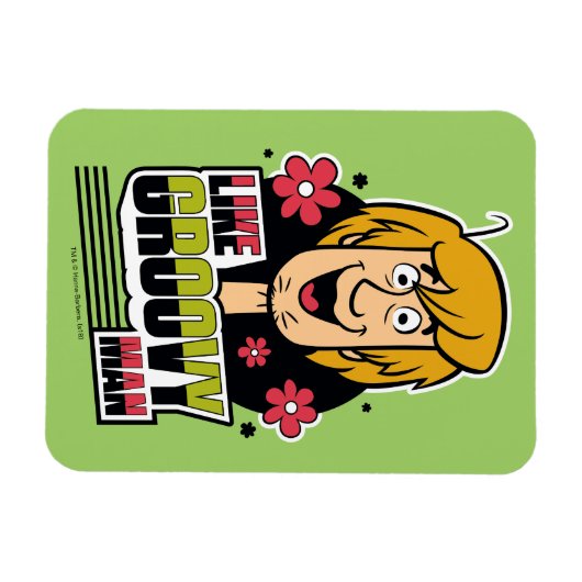 Shaggy "like Groovy Man" Grafisch Magneet (Horizontaal)