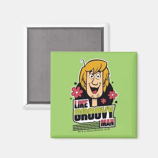 Shaggy "like Groovy Man" Grafisch Magneet (Voorkant / Achterkant)