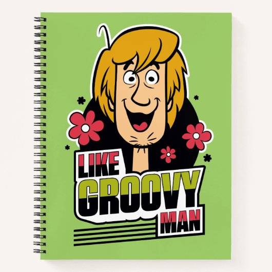 Shaggy "like Groovy Man" Grafisch Notitieboek (Voorkant)