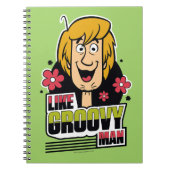 Shaggy "like Groovy Man" Grafisch Notitieboek (Voorkant)