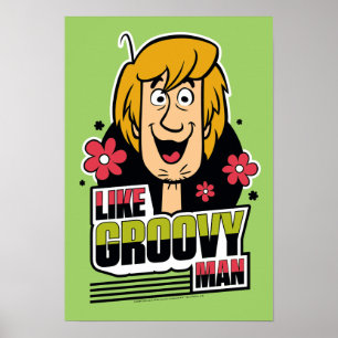 Shaggy "like Groovy Man" Grafisch Poster
