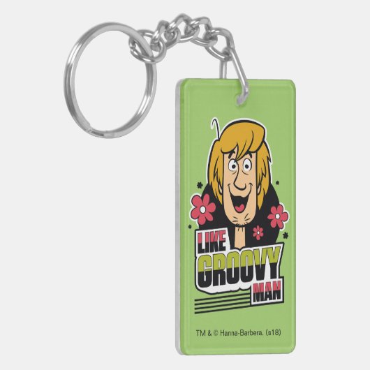 Shaggy "like Groovy Man" Grafisch Sleutelhanger (Voorkant Links)