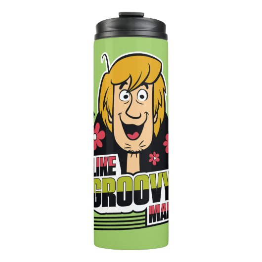 Shaggy "like Groovy Man" Grafisch Thermosbeker (Voorkant)
