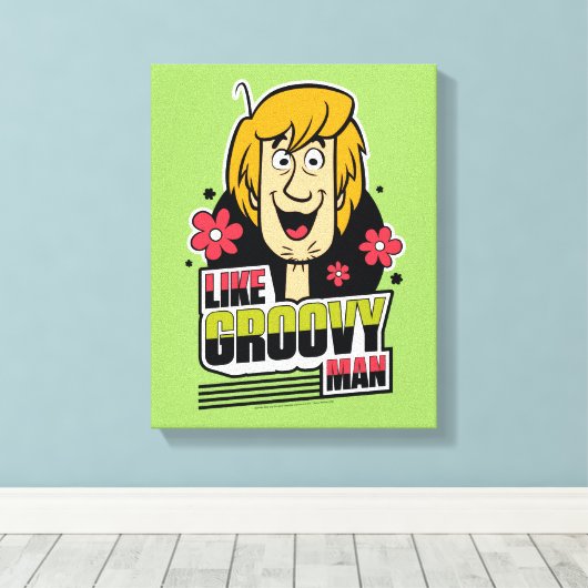 Shaggy "Like Groovy Man" Graphic Canvas Afdruk (Insitu (Houten vloer))