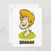 Shaggy Name Graphic Briefkaart (Voorkant / Achterkant)