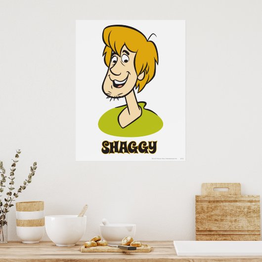 Shaggy Name Graphic Poster (Keuken)