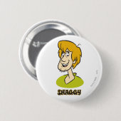 Shaggy Name Graphic Ronde Button 5,7 Cm (Voorkant /achterkant)
