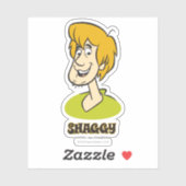 Shaggy Name Graphic Sticker (Vel)