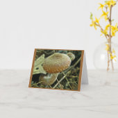 Shaggy Pet Mushroom Note Kaart (Gele Bloem)