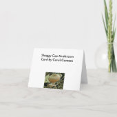 Shaggy Pet Mushroom Note Kaart (Achterkant)