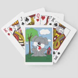 Shaggy Puppy Cartoon Speelkaarten