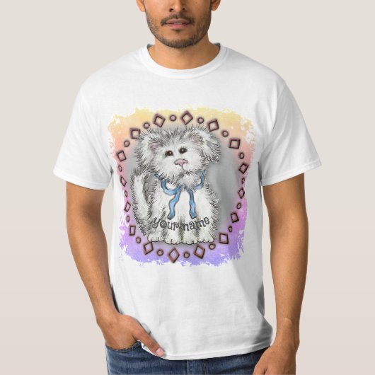 Shaggy Puppy Dog T-shirt (Voorkant)
