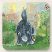 Shaggy Sheep Dog Bier Onderzetter (Voorkant)