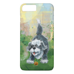 Shaggy Sheep Dog Electronics iPhone 8/7 Plus Hoesje