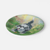 Shaggy Sheep Dog Papieren Bordje (Gekanteld)