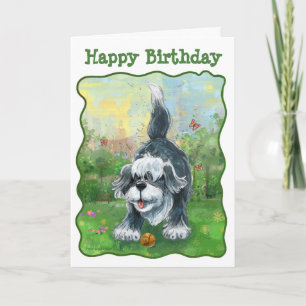 Shaggy Sheep Dog Party Center Kaart