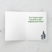 Shaggy Sheep Dog Party Center Kaart (Binnen)