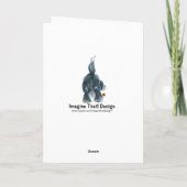 Shaggy Sheep Dog Party Center Kaart (Achterkant)