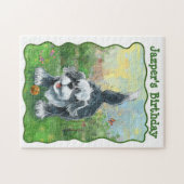 Shaggy Sheep Dog Party Center Legpuzzel (Horizontaal)