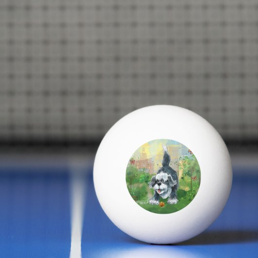 Shaggy Sheep Dog Pingpongbal (Net)